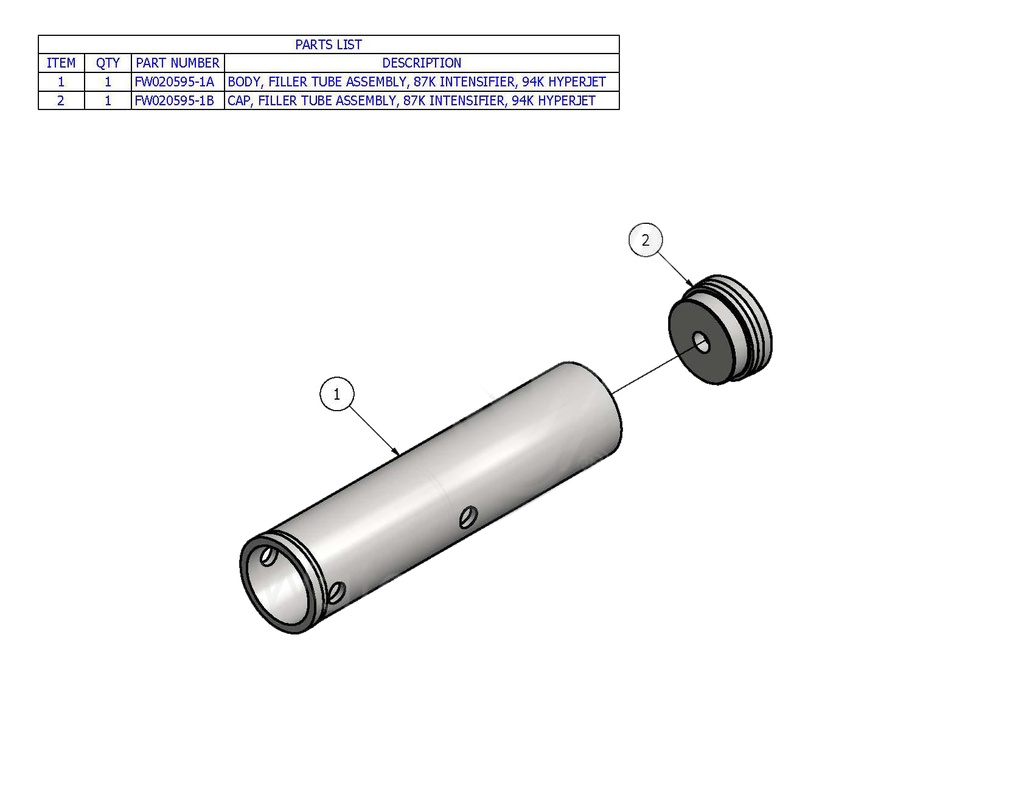 87K Intensifier Filler Tube - Rexpoparts