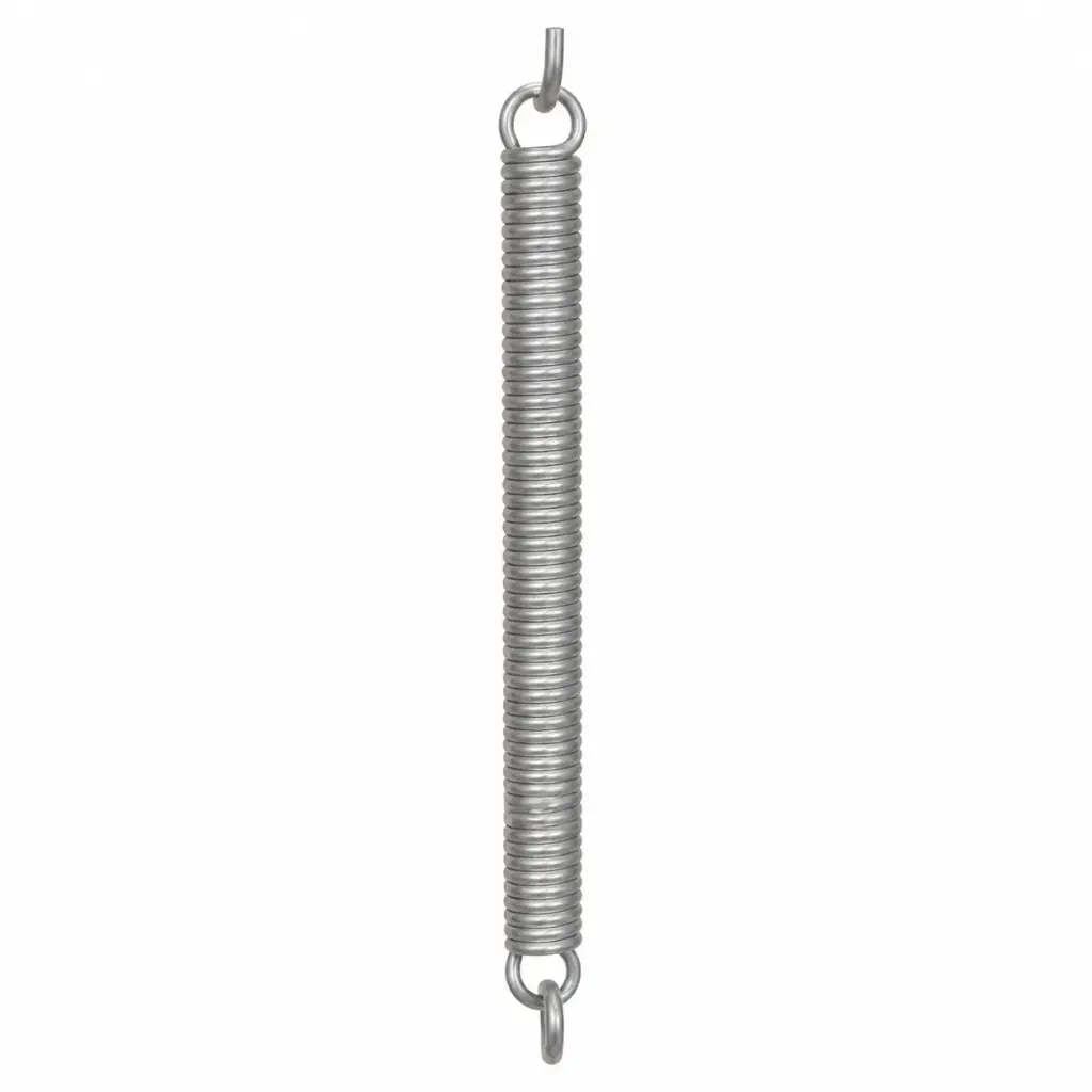 Wheel Change Trailer Ramp Door Spring. For Use With NBWBCT Series Trailers,  Side & Rear Ramps. 302 Stainless Steel. 40mm OD, Coils 86.5, Fl 610mm, Wd  635mm.