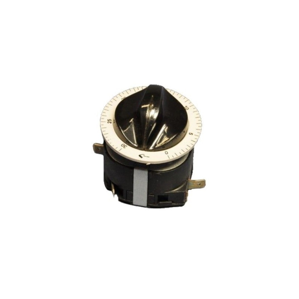 Electromechanical timer 0 to 30 min for rotating basket