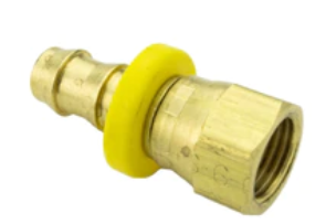 Push-Lok Swivel Adapter (3/8" -6 JIC)