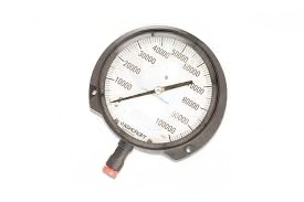 80 KSI High-Pressure Gauge; 80; 6"