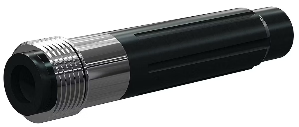 TLVE-P Tungs Carbide Long Venturi Nozzle  50 MM 1" Entry, 50 MM Alumi Thread SERIES Polyur Jacket 3/16" 