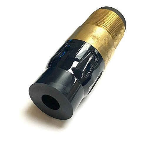 Silicon Carbide Nozzle 1" Entry, 1-1/4" Zinc Alloy Thread  Polyurethane Jacket 1/4"
