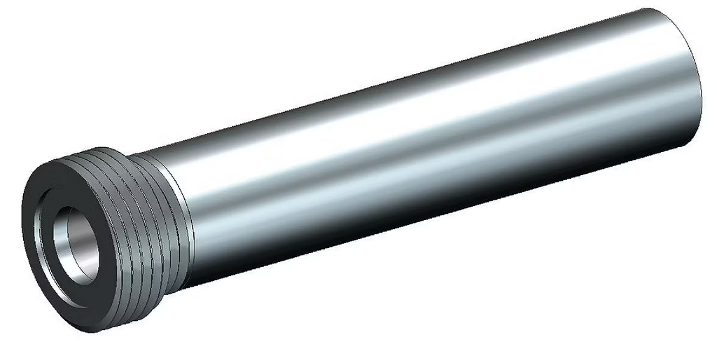 T120 Tungs Carbide Medium Length Venturi Nozzle SERIES 3/4&quot; Alumin Thread Alumin Jacket 3/16&quot; 3-1/2&quot;