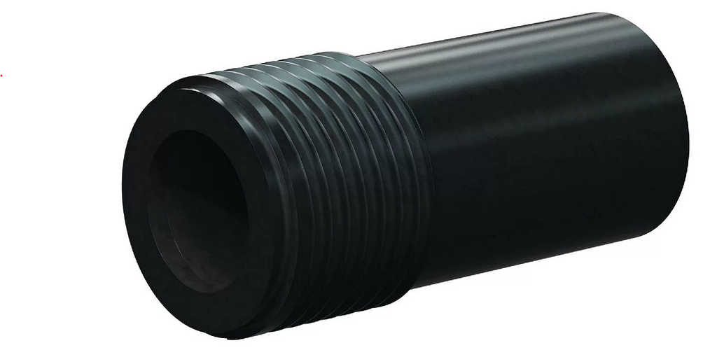 T121-AP Tungst Carbide Short Venturi Nozzle SERIES 1" Entry, 1-1/4" Thread, 3-3/8" Length  Polyuret Jack 7/16"