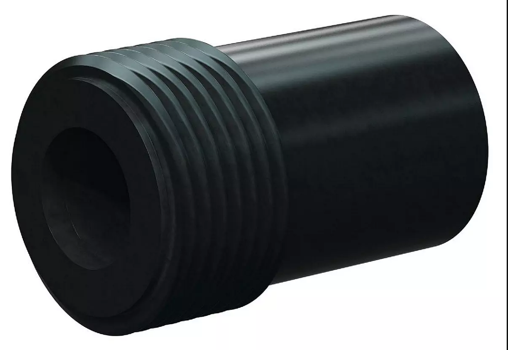 T121-P Tungst Carbide Short Venturi Nozzle 1" Entry, 50MM Thread, 3-3/8" Length SERIES Polyur Jack 3/16"