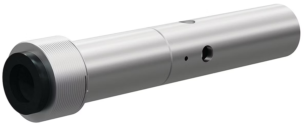 T125 Tung Carbi Doub Venturi Nozzle  50 MM 1" Entry, 50MM Alum Thread SERIES Alum and Steel Jacket 1/2"