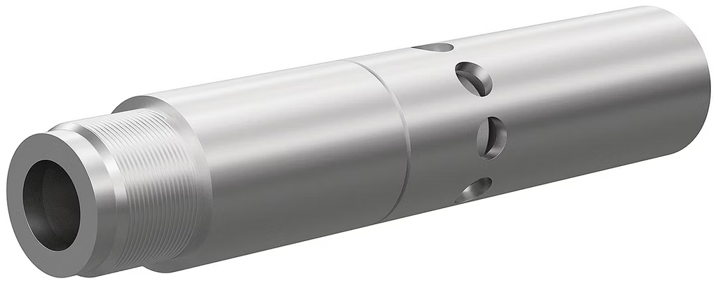 SN125 BP200 SiAlON Double Venturi Nozzle  SERIES 1" Entry, 1-1/4" AluminThread Alumin Jacket  5/16"