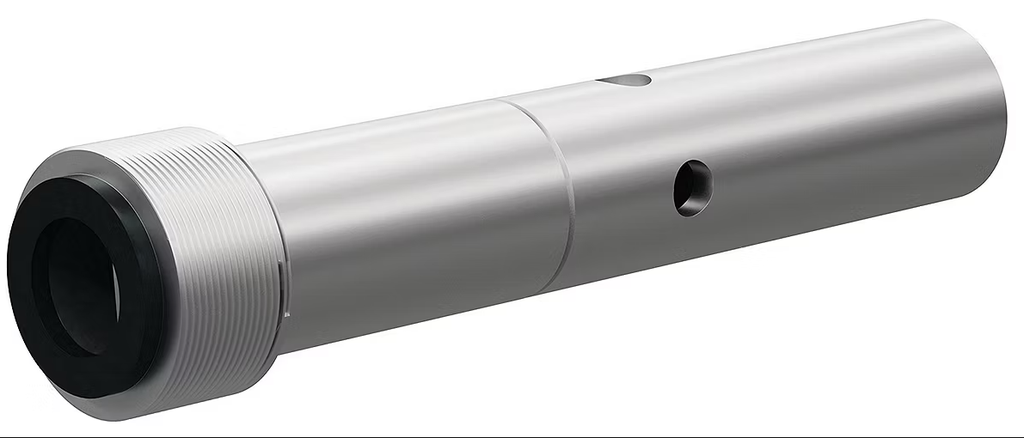 SN125 BP200 SiAlON Double Vent Nozzle  50 MM 1" Entry, 50MM Alum Thread SERIES Alum Jacket  1/2"