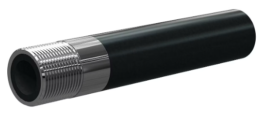 T159-VP Tungs Carbide Venturi Nozzle BAZOOKA®  1-1/4" Entry, 1-1/4" Brass Thread Poly Jack 7/16"