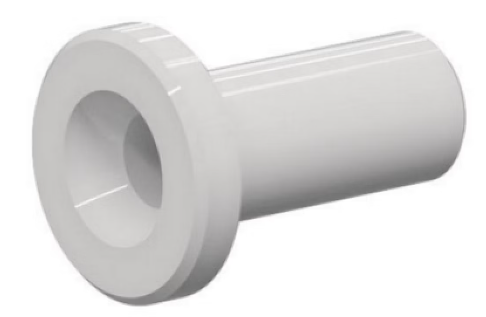 CL197 Small Flanged Nozzle SERIES 1-1/4" Length, Straight Bore 5/16"