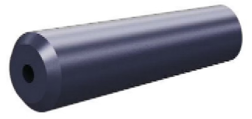 TL2 Tungs Carbide Straight Bore Nozzle SERIES Cone Shape, 7/16" OD tapered to 5/16" OD, 1-5/16" Length 1/8"