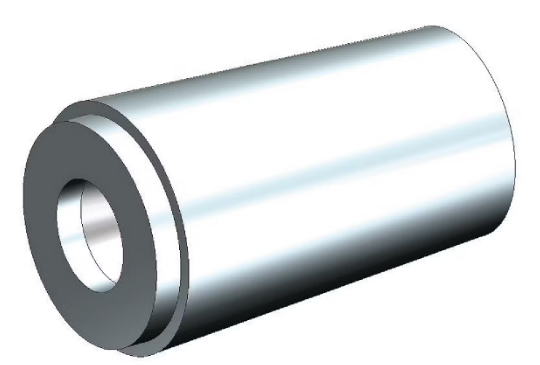 T109 Tungs Carb Straight Bore Nozzle SERIES Cone Shape, 1-3/4" Length Alum Jack 3/16"