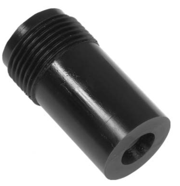 T133 Tungs Carb Straight Bore Nozzle SERIES 1" NF Thread x 1-5/8" Length All Alum Jack 1/2"