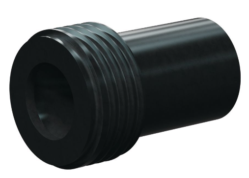 E AP Boron Carb Straight Bore 3/4" Entry SERIES 1-1/4" Polu Thread x 2-1/8" Length  Poly Jack 1/4"