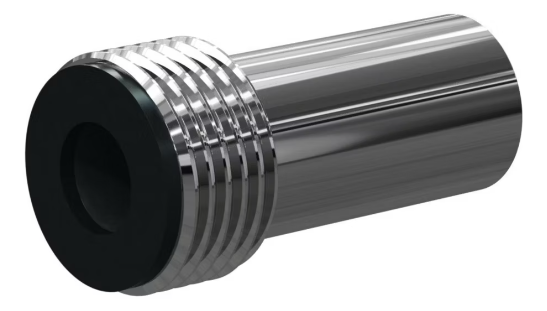 E Boron Carb Straight Bore 3/4" Entry SERIES 1-1/4" Steel Thread x 3-1/8" Length  Steel Jack 1/4"