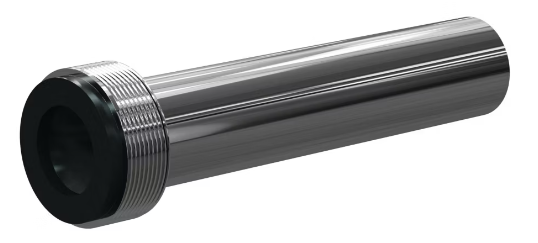 E Boron Carb Straight Bore 3/4" Entry SERIES 1-1/4" Steel Thread x 6-1/8" Length  Steel Jack 7/16"