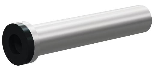 J Boron Carb Straight Bore 3/4" Entry SERIES 1-1/2" Flange, 6-1/8" Length Alum Jack 3/8"