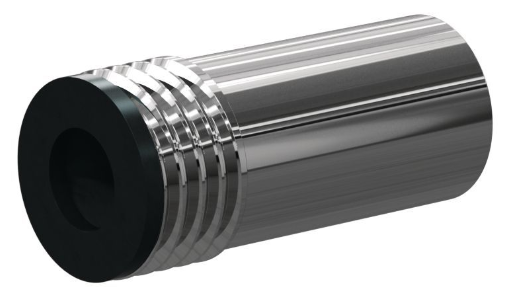 L Boron Carb Short, Straight 1/2" Entry SERIES 1" - 14 NF Threads x 2-1/8" Length  Alum Jack 1/4"