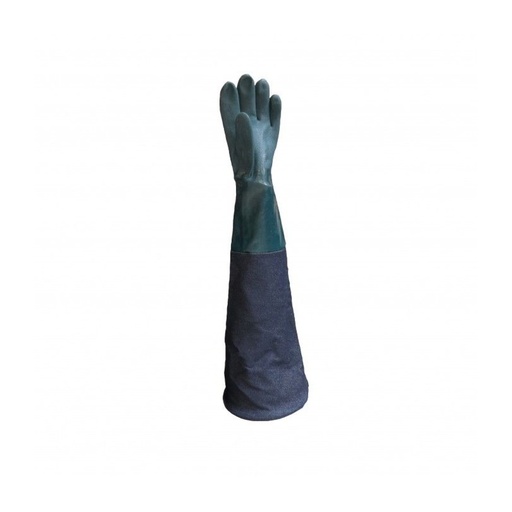[CMV 1G] Left denim sleeve with PVC glove