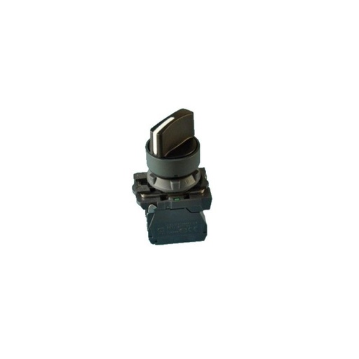 [CMK 18] Ø 22 mm rotary selector switch, two fixed positions, black