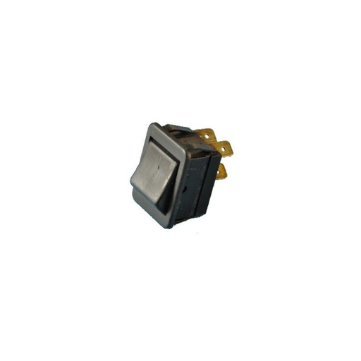 [IC 1] Interruptor rectangular simple, negro