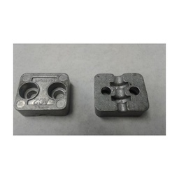 [104699] Aluminium Clamps 1/4&quot; IRB2400 (1X2)