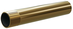 [B1915950] Tungsten Carbide Wide Entry Long Venturi Nozzle 1-1/4&quot; Entry, Brass Thread  Brass Jacket 5/16&quot;