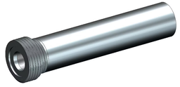 [B1912030] T120 Tungs Carbide Medium Length Venturi Nozzle SERIES 3/4&quot; Alumin Thread Alumin Jacket 3/16&quot; 3-1/2&quot;
