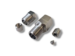 [72169858] Adapter assembly, short stop filter 1/4 M  X 1/4 F